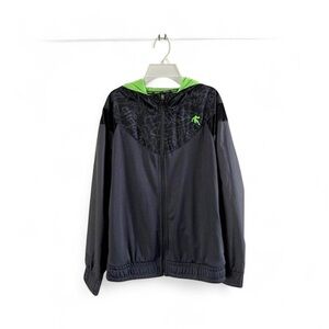And1 Kids Jacket - Black and Green